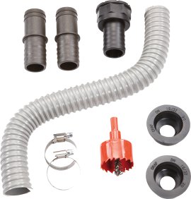 GARANTIA Verbindungsset Flex-Comfort Grau 1/4"