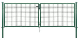 ALBERTS Wellengittertor Grün 2988x1000 mm