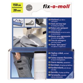 SUKI Klettband zum Nähen Weiß 150x0,2 cm 1 Stk.