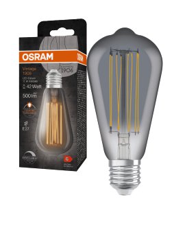 OSRAM LED-Edison 1906 D Filamentment SM E27 Warmweiß 11W
