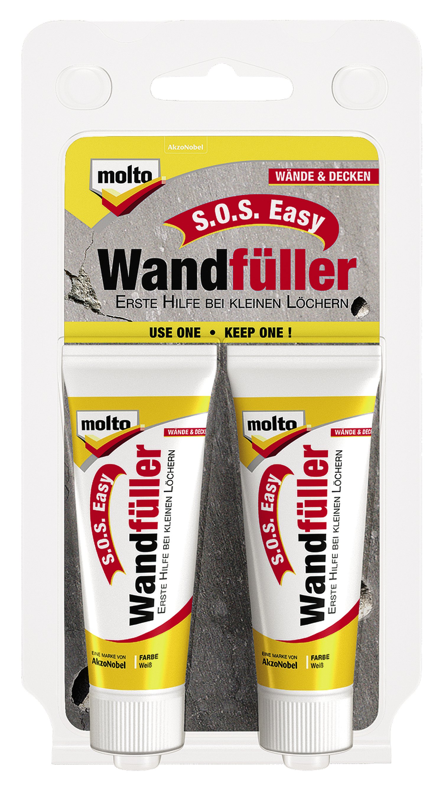 MOLTO SOS Easy Wandfüller 2er-Pack