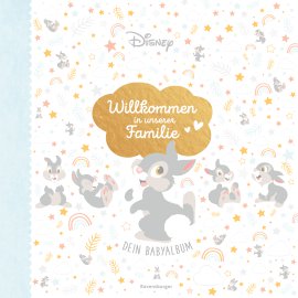 RAVENSBURGER Buch Disney Willkommen in unserer Familie Dein Babyalbum