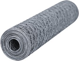 WINDHAGER Sechseck-Geflecht 10 m x 1 m 25x25 mm, verzinkt