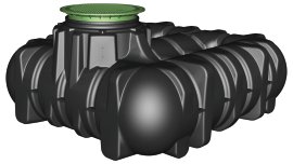 GRAF Flachtank Platin begehbar 3000l