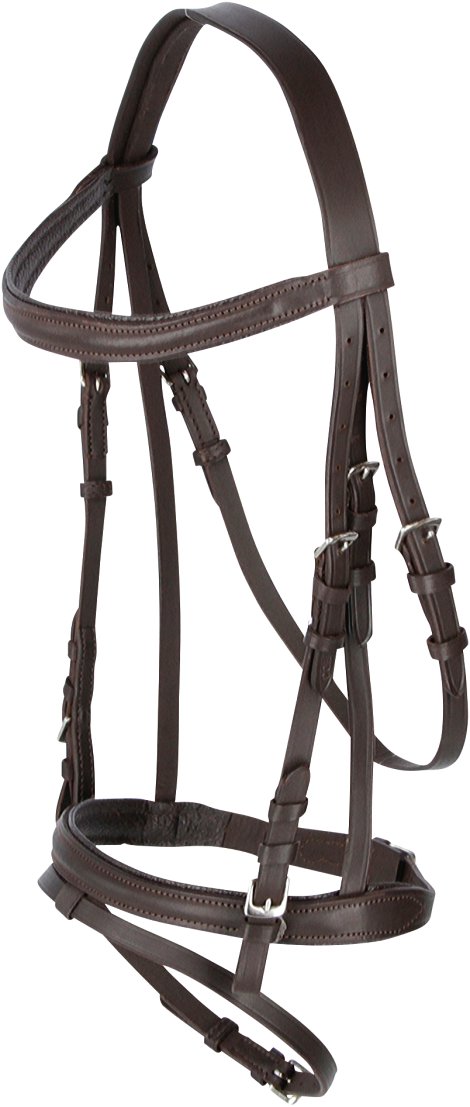 Trensenzaum Standard für Pony, braun