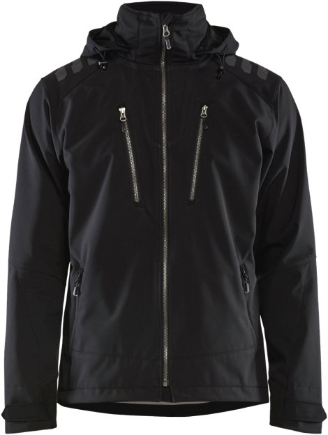 BLÅKLÄDER Softshell Jacke schwarz 3XL