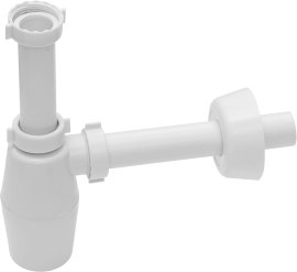 CORNAT Rezyklat Waschtisch-Tassen-Geruchverschluss 1 1/4" IG, ø 32 mm, grau