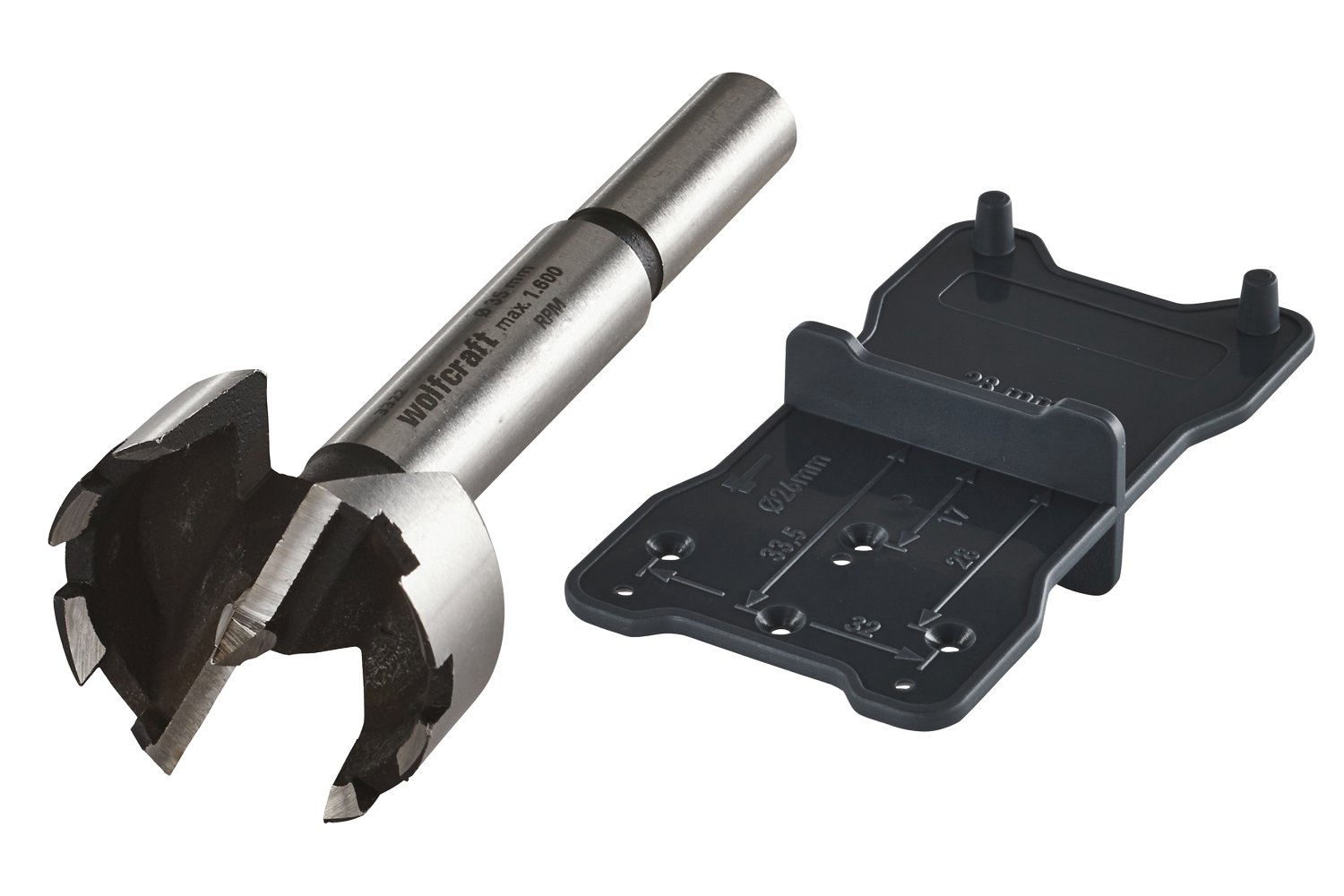 WOLFCRAFT Forstnerbohrer-Set 2-tlg.