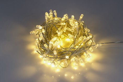 LED-Lichterkette Diamant 150 LED Gold-Warmweiß 1190 cm