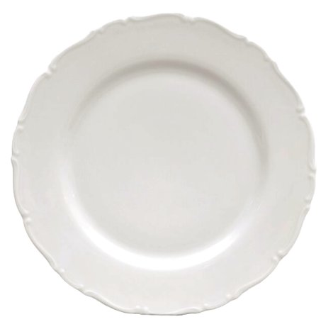 Teller Ophelie Flach Weiß Ø 27 cm