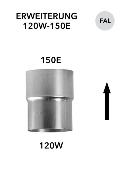 BERTRAMS Erweiterung feueraluminiert 120W-150E
