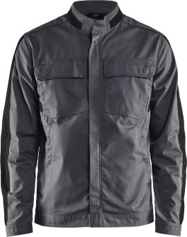 BLÅKLÄDER Industrie Jacke Stretch mittelgrau/schwarz S