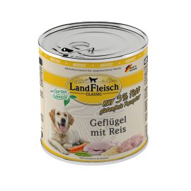 Landfleisch Hundenassfutter Gelfügel & Reis 800 g