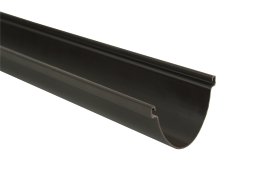 Duplex-Dachrinne Kunststoff Braun 3 m