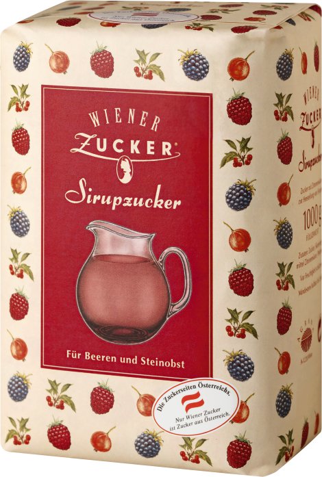 WIENER Sirupzucker Beeren & Steinobst 1 kg