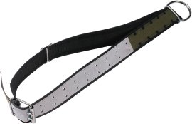 Halsband Ovalglied + D-Ring 7 cm