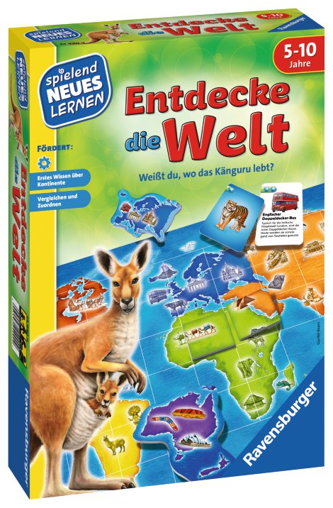 RAVENSBURGER Spiel Entdecke die Welt