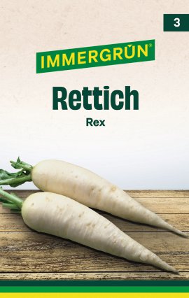 IMMERGRÜN Tütensamen Rettich Rex