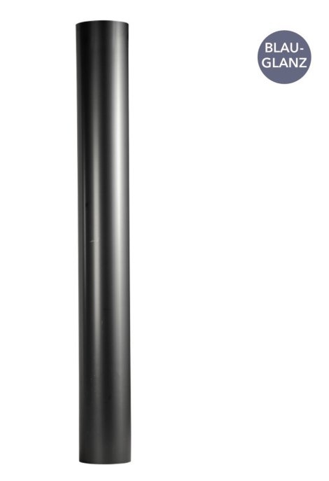 BERTRAMS Rauchrohr Schwarz ø 120 mm 100 cm