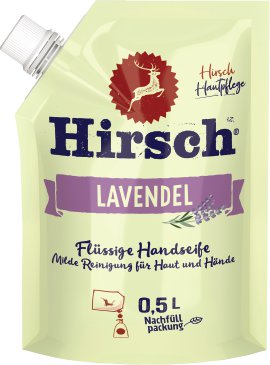 HIRSCH Flüssigseife Lavendel Nachfüller 500 ml