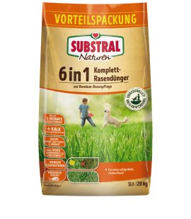 SUBSTRAL® Naturen® 6 in 1 Komplett-Rasendünger