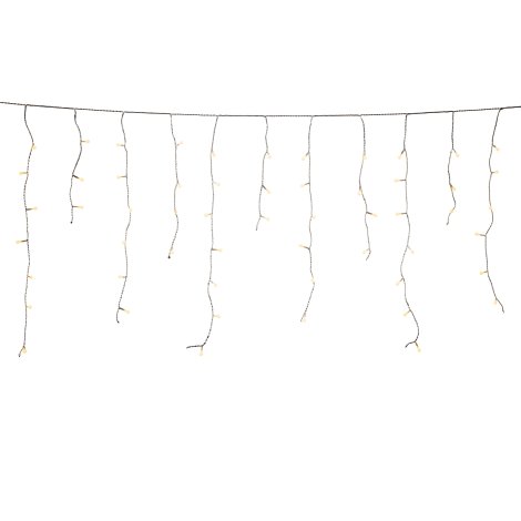 LED-Lichtervorhang Outdoor Eisregen Solar 200 Dioden BSF FB