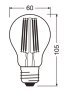 OSRAM LED-Birne UE Classic 100 Filament E27 Klar Warmweiß 5,2W