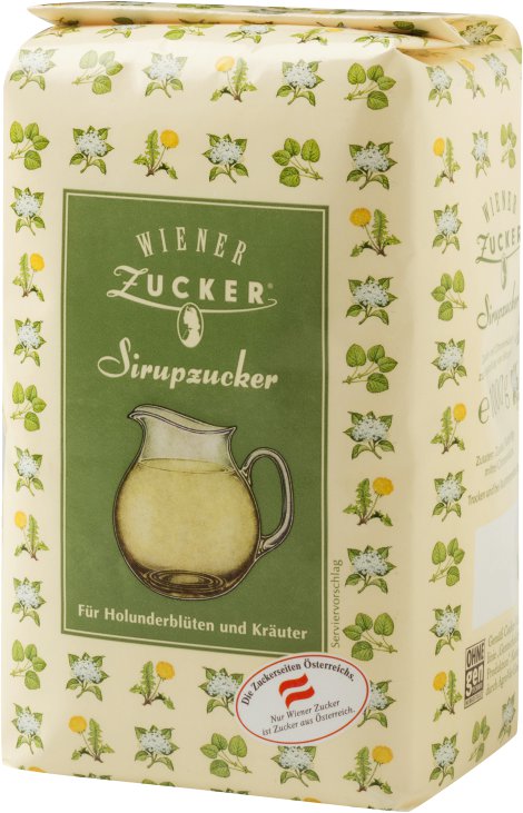 WIENER Sirupzucker Holunder & Kräuter 1 kg