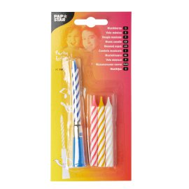 Musikkerze Happy Birthday+3ers-kerze 12 cm