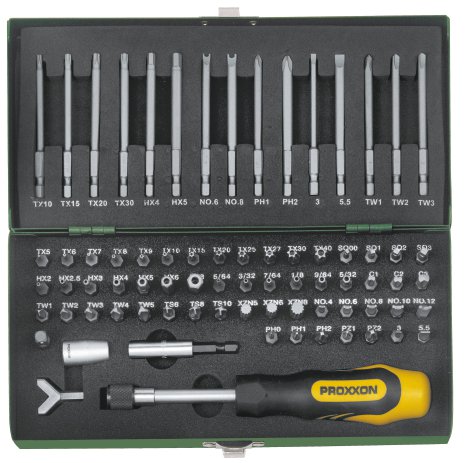 Sicherheits und Spezialbitsatz 1/4 " 75-tlg.