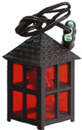 Kunststofflaterne Rot Spitz 3 cm