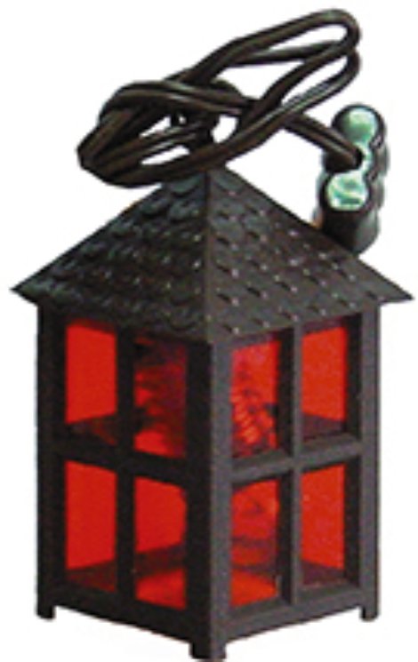 Kunststofflaterne Rot Spitz 3 cm