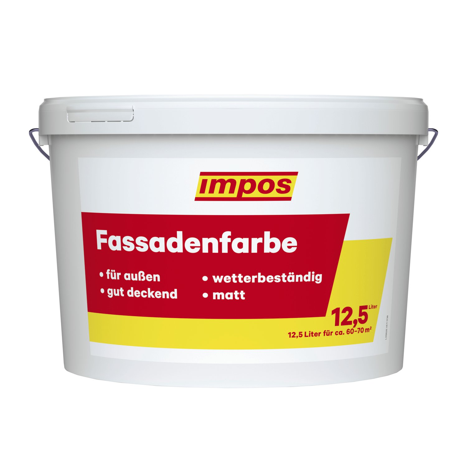 IMPOS Fassadenfarbe Weiß 12,5 l