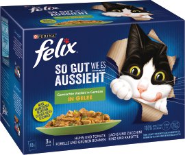 FELIX Vielfalt mit Gemüse Gelee 12x85 g