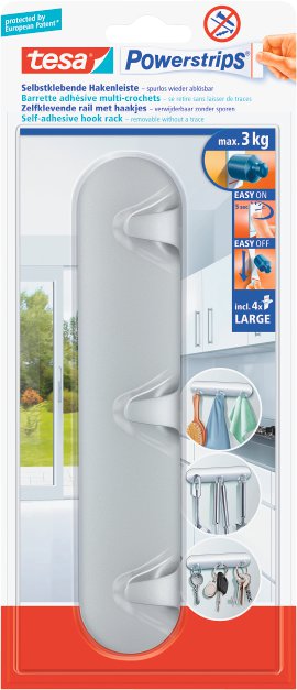 TESA Powerstrips Hakenleiste