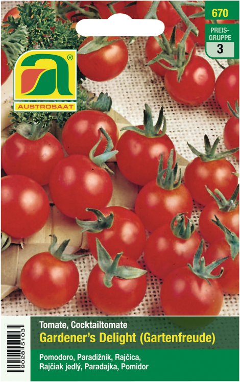 Tütensamen Tomanten Gardener's Delight