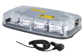 Impos LED-Warnlichtbalken Glas transparent