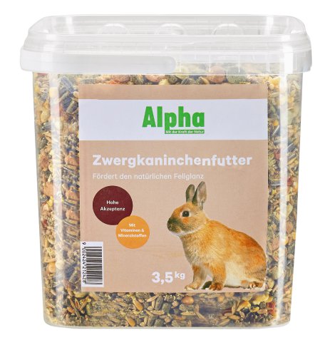 ALPHA Zwergkaninchenfutter 3,5 kg