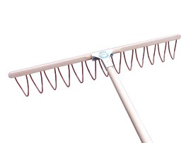 LOFER RECHEN Drahtbügelrechen 13 V-Zinken Joch 79 cm