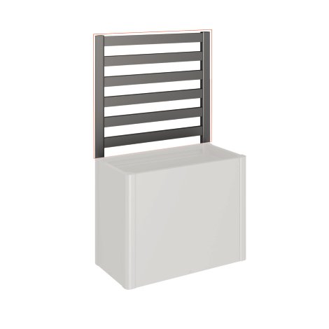 BIOHORT Rankgitter für DaVinci® Pflanzkasten-System 100, Dunkelgrau-metallic