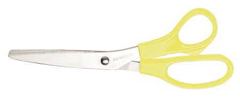 Haushaltsschere Nirosta mit Kunststoffgriff Gelb 21 cm