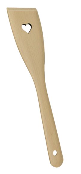 Pfannenwender Herz Holz 30 cm