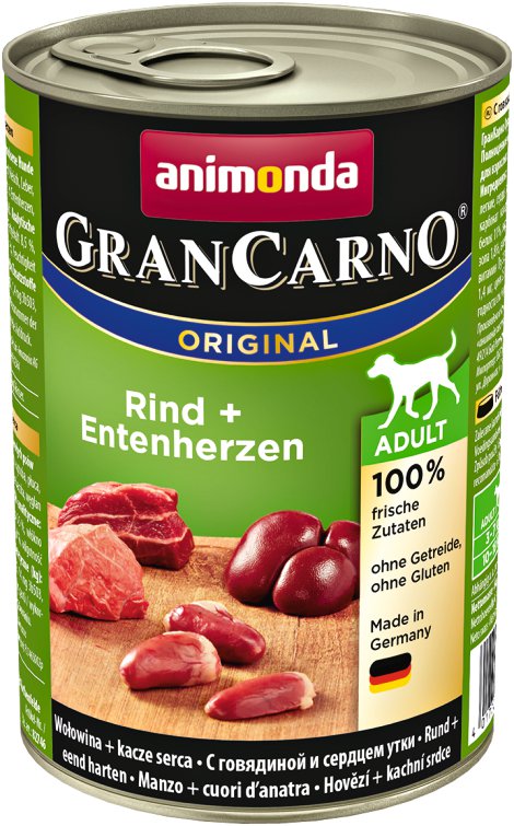ANIMONDA Hundenassfutter GranCarno Adult Pute & Ente 400 g