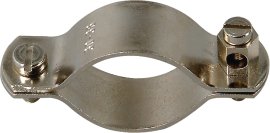 KOPP Erdungsrohrschelle Kupfer F3/1"