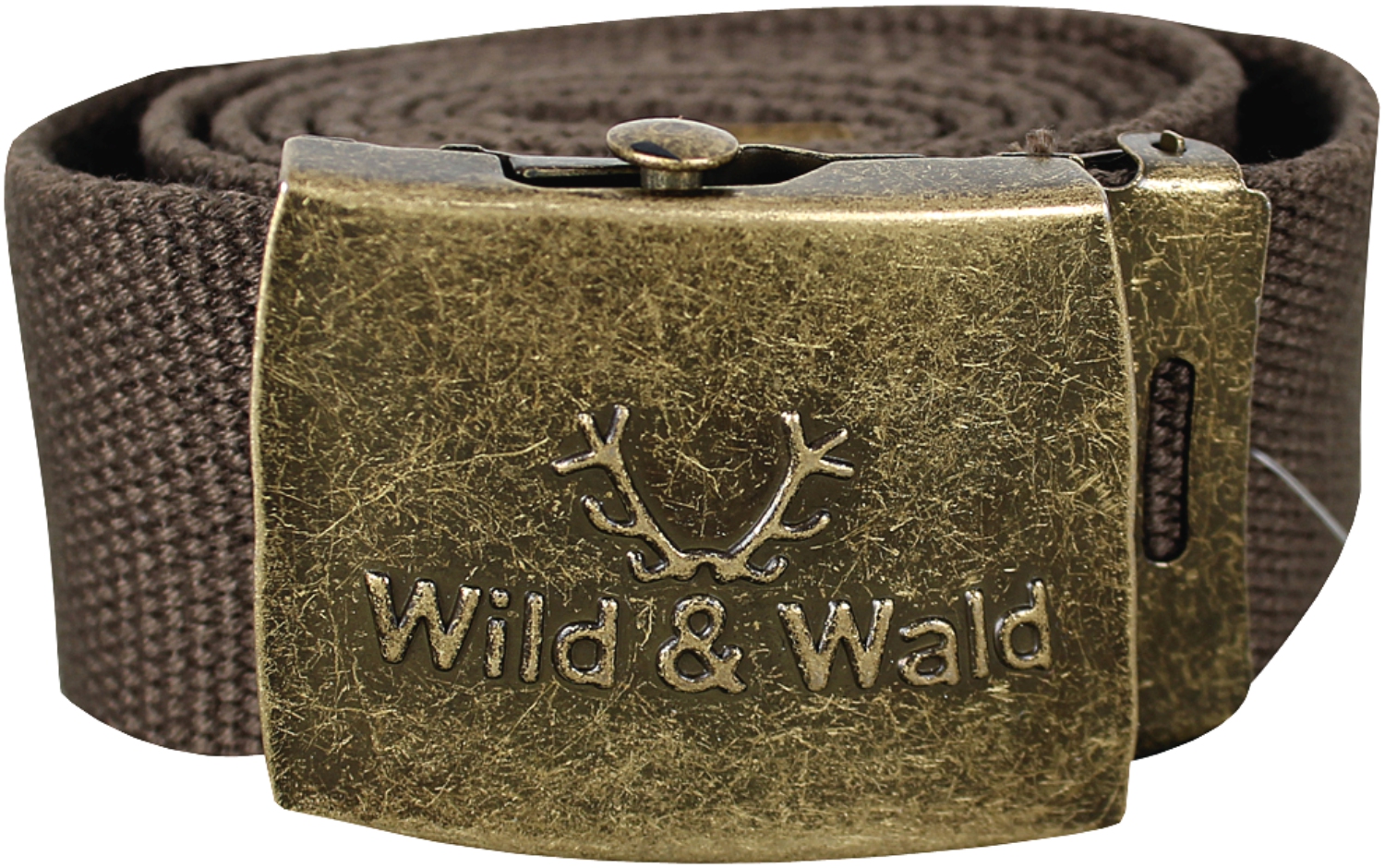 Wild & Wald Gürtel Karl Canvas Grün 120 cm