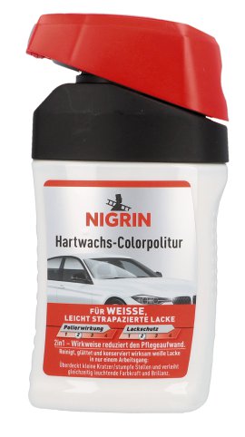 NIGRIN Hartwachs-Color-Politur Weiß 300 ml