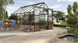 VITAVIA Gewächshaus Cassandra ESG 3 mm Schwarz