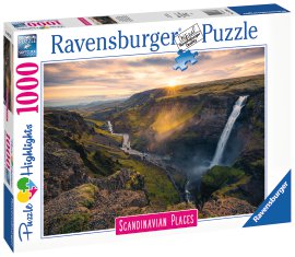 RAVENSBURGER Puzzle Haifoss auf Island