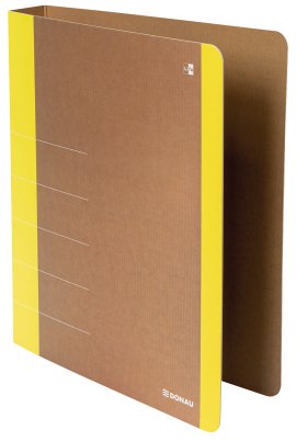 DONAU Ringmappe A4, 2-Ring Neongelb 30 mm