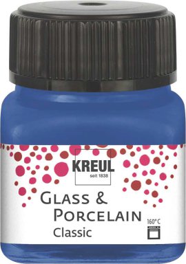 KREUL Malfarbe Glass & Porcelain Classic Kobaltblau 20 ml
